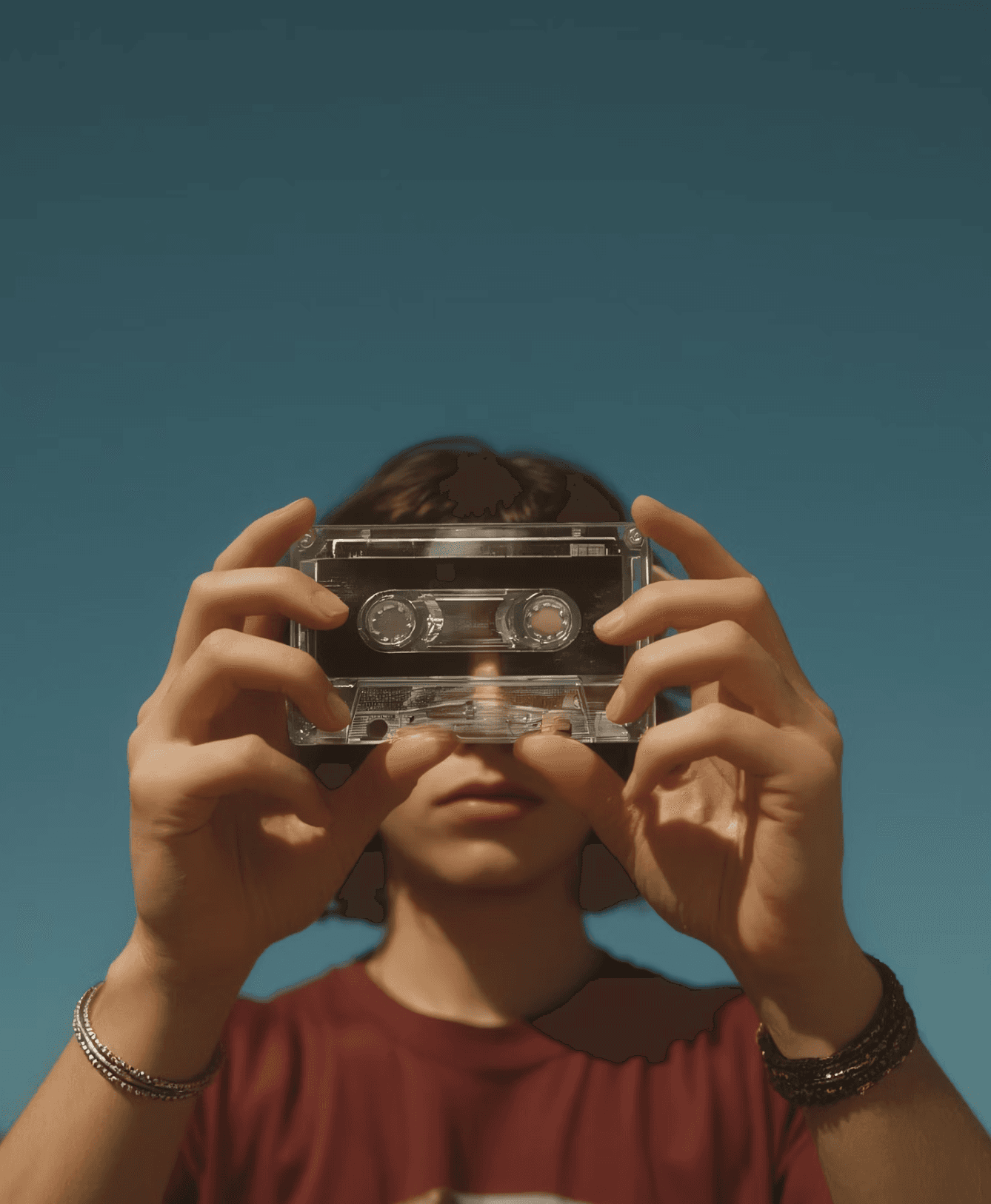 Creative production portrait visual