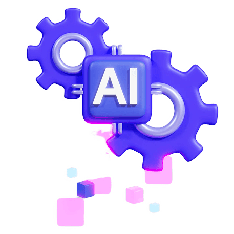 AI and web automation service illustration